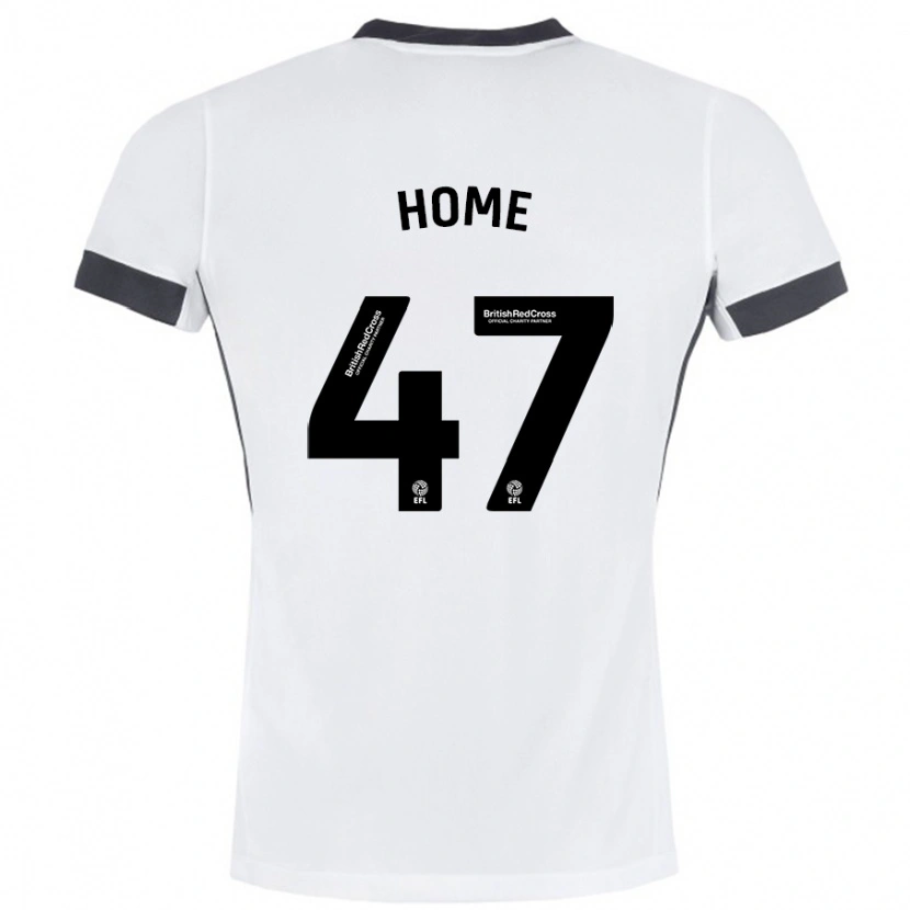 Danxen Homme Maillot Josh Home #47 Blanc Noir Tenues Extérieur 2024/25 T-Shirt