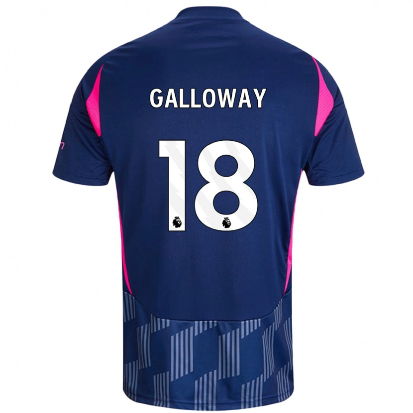 Danxen Femme Maillot Bridget Galloway #18 Bleu Royal Rose Tenues Extérieur 2024/25 T-Shirt