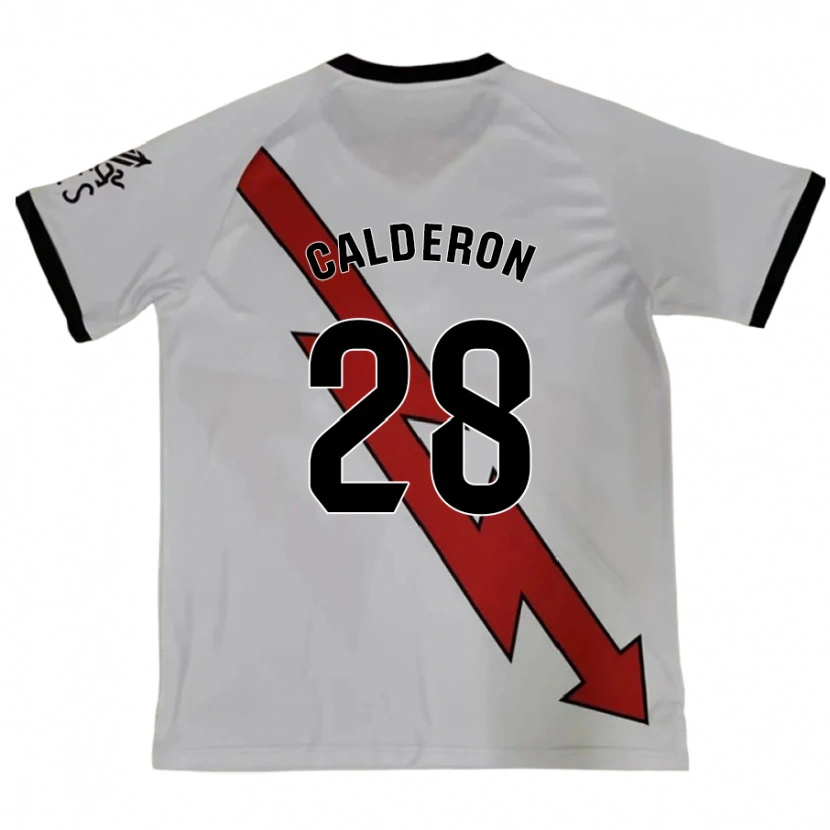 Danxen Femme Maillot Esther Calderón #28 Rouge Tenues Extérieur 2024/25 T-Shirt