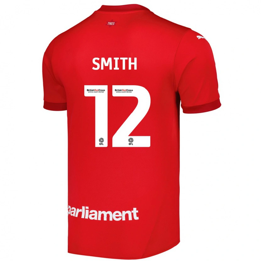 Danxen Enfant Maillot Jackson Smith #12 Rouge Tenues Domicile 2024/25 T-Shirt