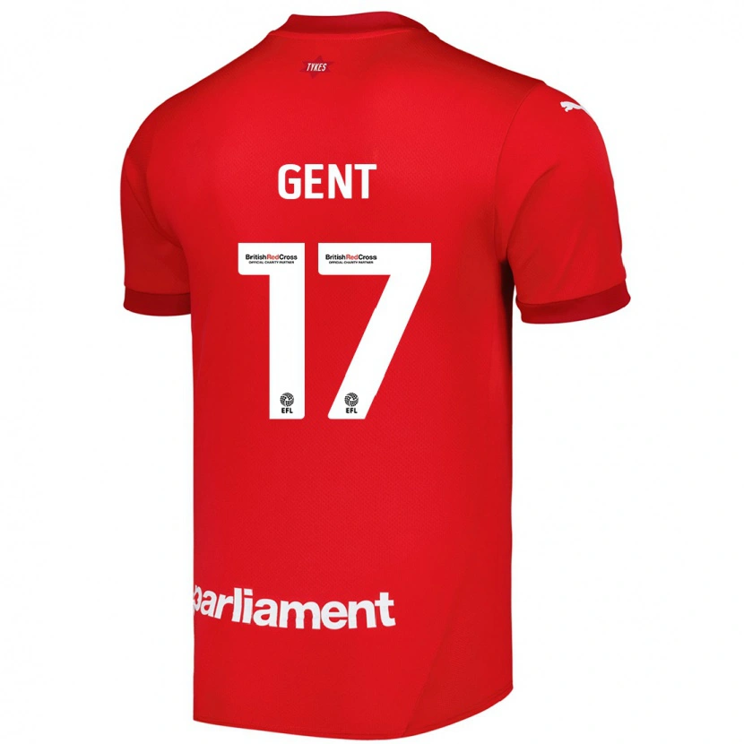 Danxen Enfant Maillot Georgie Gent #17 Rouge Tenues Domicile 2024/25 T-Shirt