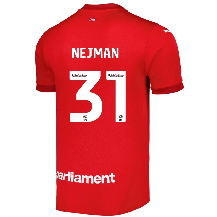 Danxen Enfant Maillot Harrison Nejman #31 Rouge Tenues Domicile 2024/25 T-Shirt