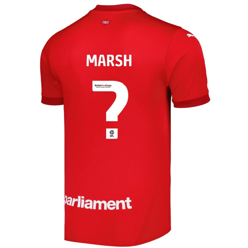 Danxen Enfant Maillot Colby Marsh #0 Rouge Tenues Domicile 2024/25 T-Shirt