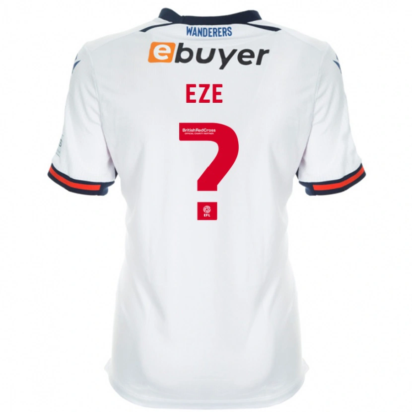 Danxen Enfant Maillot Dubem Eze #0 Blanc Tenues Domicile 2024/25 T-Shirt