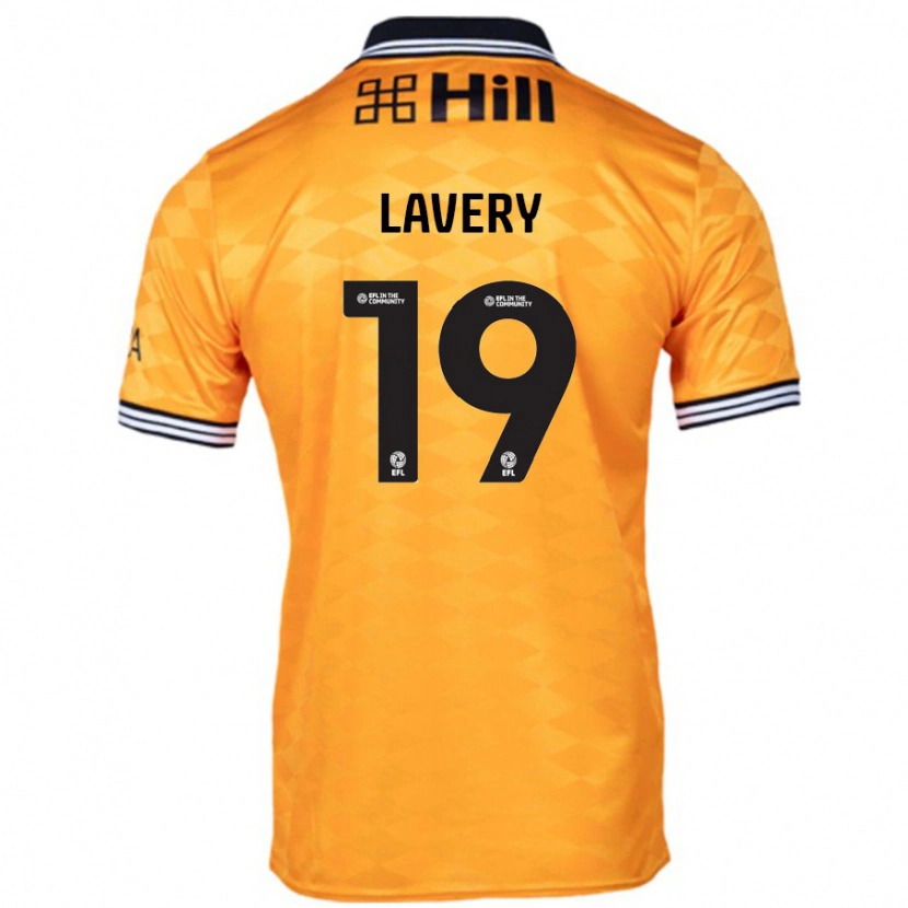 Danxen Enfant Maillot Shayne Lavery #19 Orange Tenues Domicile 2024/25 T-Shirt