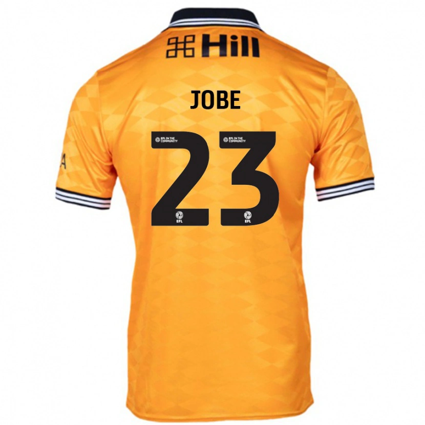 Danxen Enfant Maillot Mamadou Jobe #23 Orange Tenues Domicile 2024/25 T-Shirt