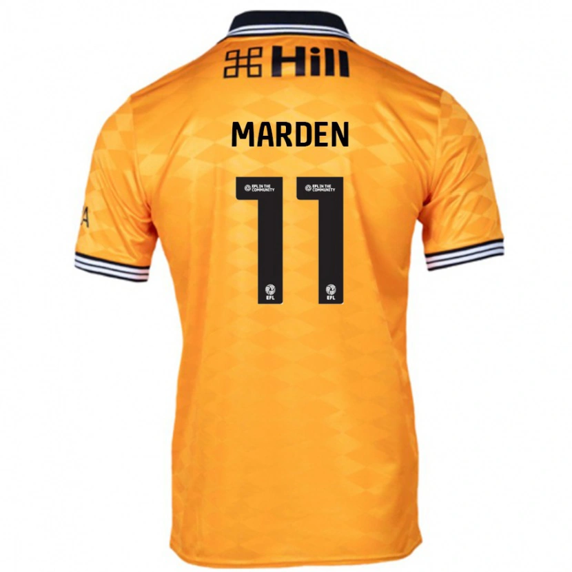 Danxen Enfant Maillot Ella Marden #11 Orange Tenues Domicile 2024/25 T-Shirt