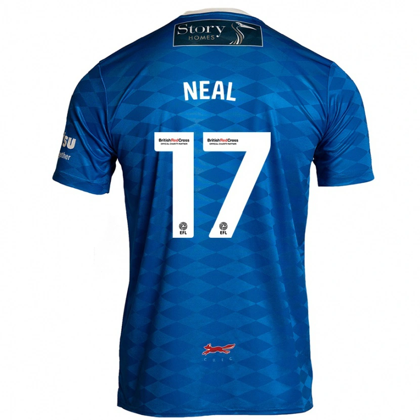 Danxen Enfant Maillot Harrison Neal #17 Bleu Tenues Domicile 2024/25 T-Shirt