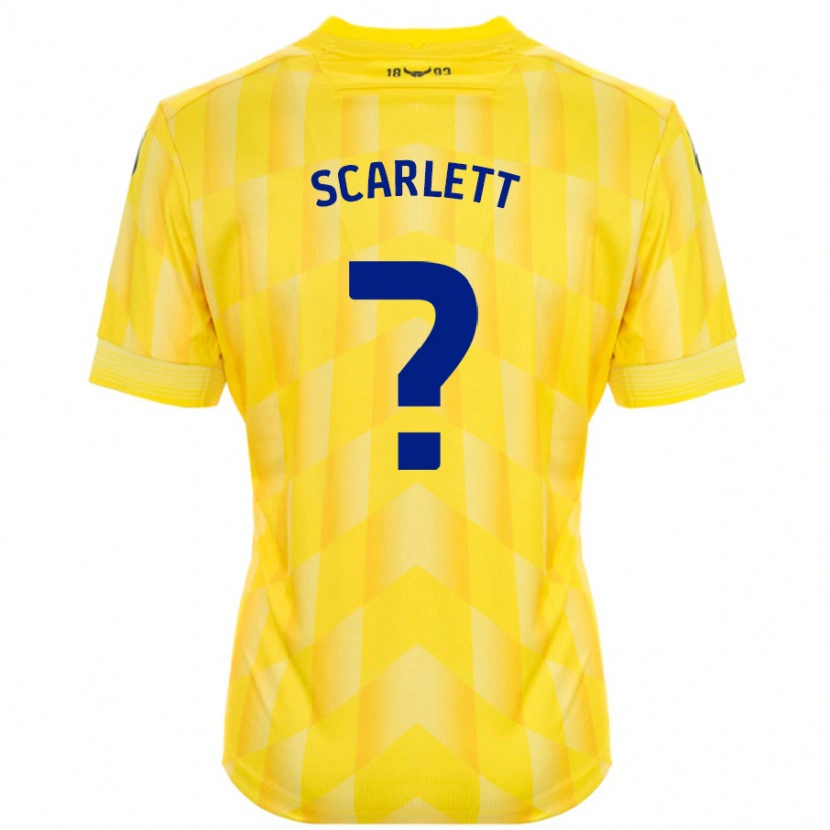 Danxen Enfant Maillot Dane Scarlett #0 Jaune Tenues Domicile 2024/25 T-Shirt