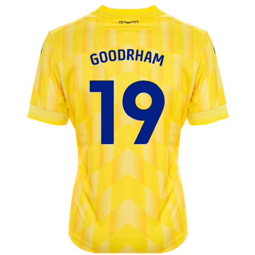 Danxen Enfant Maillot Tyler Goodrham #19 Jaune Tenues Domicile 2024/25 T-Shirt