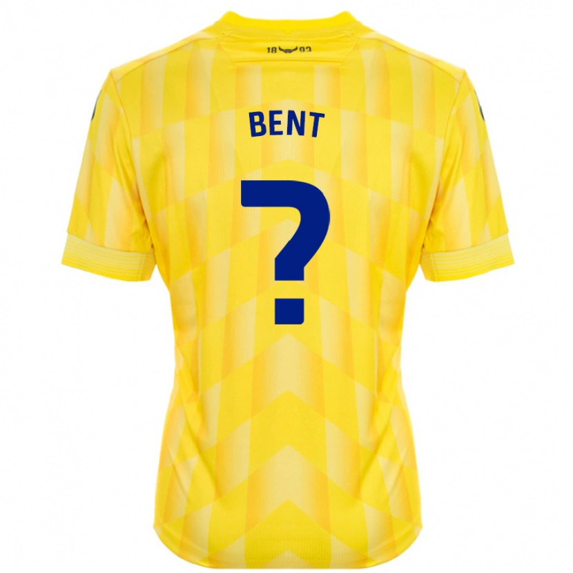 Danxen Enfant Maillot Stephaney Bent #0 Jaune Tenues Domicile 2024/25 T-Shirt