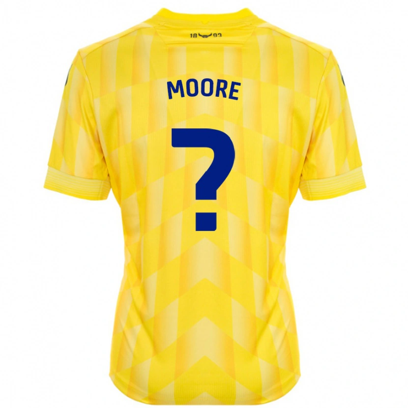 Danxen Enfant Maillot Brogan Moore #0 Jaune Tenues Domicile 2024/25 T-Shirt