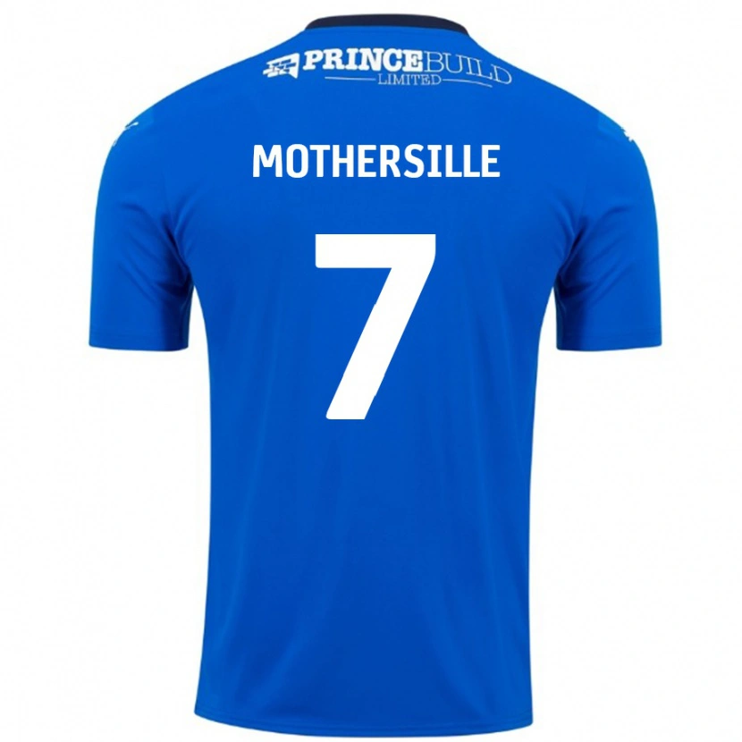 Danxen Enfant Maillot Malik Mothersille #7 Bleu Blanc Tenues Domicile 2024/25 T-Shirt