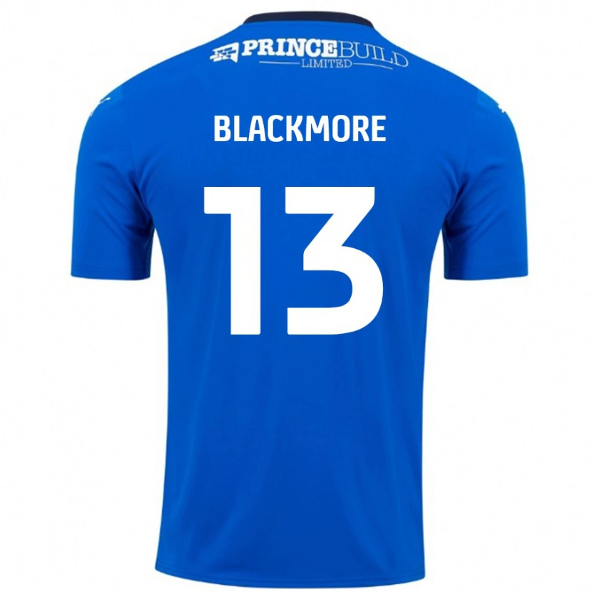 Danxen Enfant Maillot Will Blackmore #13 Bleu Blanc Tenues Domicile 2024/25 T-Shirt