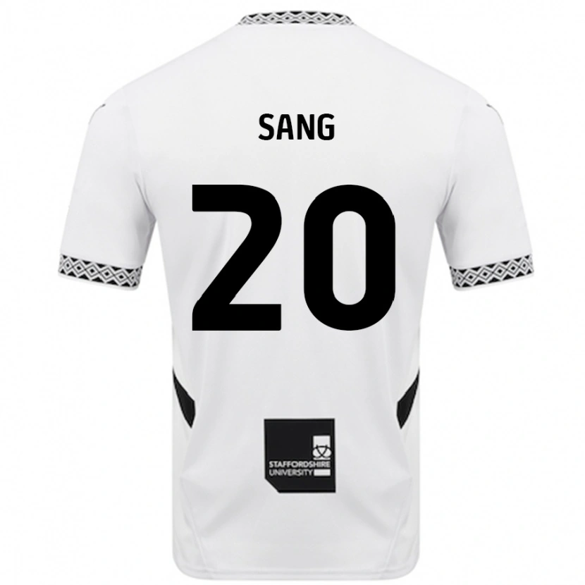 Danxen Enfant Maillot Tom Sang #20 Blanc Tenues Domicile 2024/25 T-Shirt