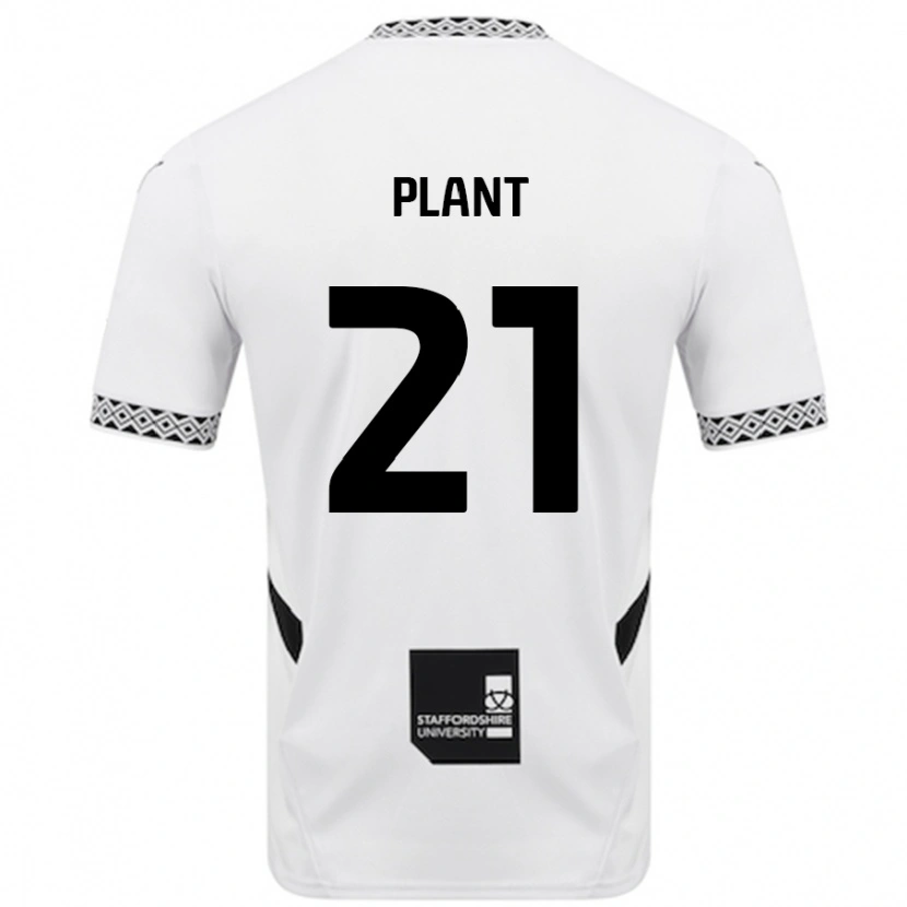 Danxen Enfant Maillot James Plant #21 Blanc Tenues Domicile 2024/25 T-Shirt