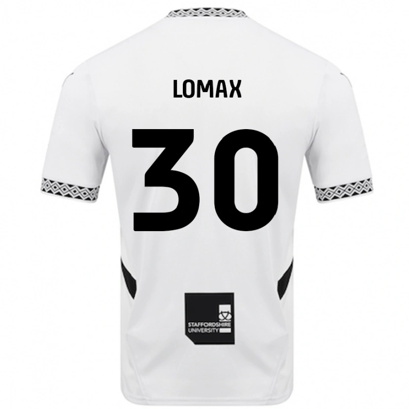 Danxen Enfant Maillot Ben Lomax #30 Blanc Tenues Domicile 2024/25 T-Shirt