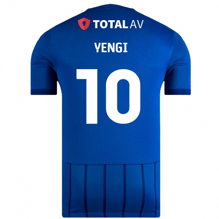 Danxen Enfant Maillot Kusini Yengi #10 Bleu Tenues Domicile 2024/25 T-Shirt