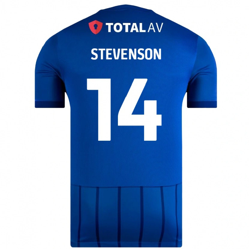 Danxen Enfant Maillot Ben Stevenson #14 Bleu Tenues Domicile 2024/25 T-Shirt