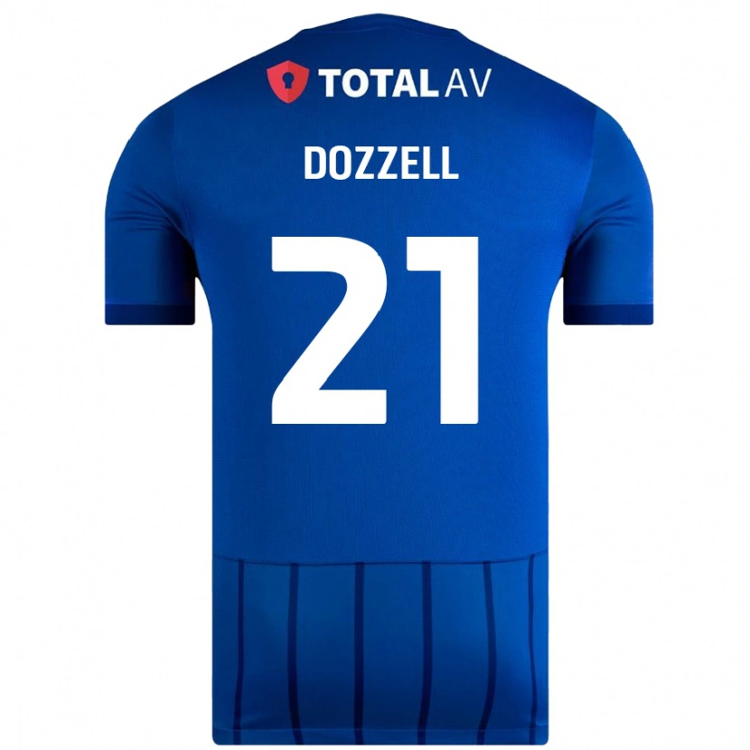 Danxen Enfant Maillot Andre Dozzell #21 Bleu Tenues Domicile 2024/25 T-Shirt