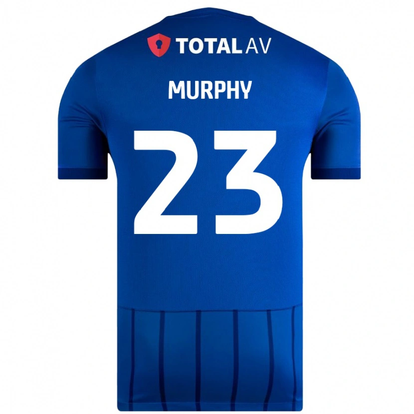 Danxen Enfant Maillot Josh Murphy #23 Bleu Tenues Domicile 2024/25 T-Shirt