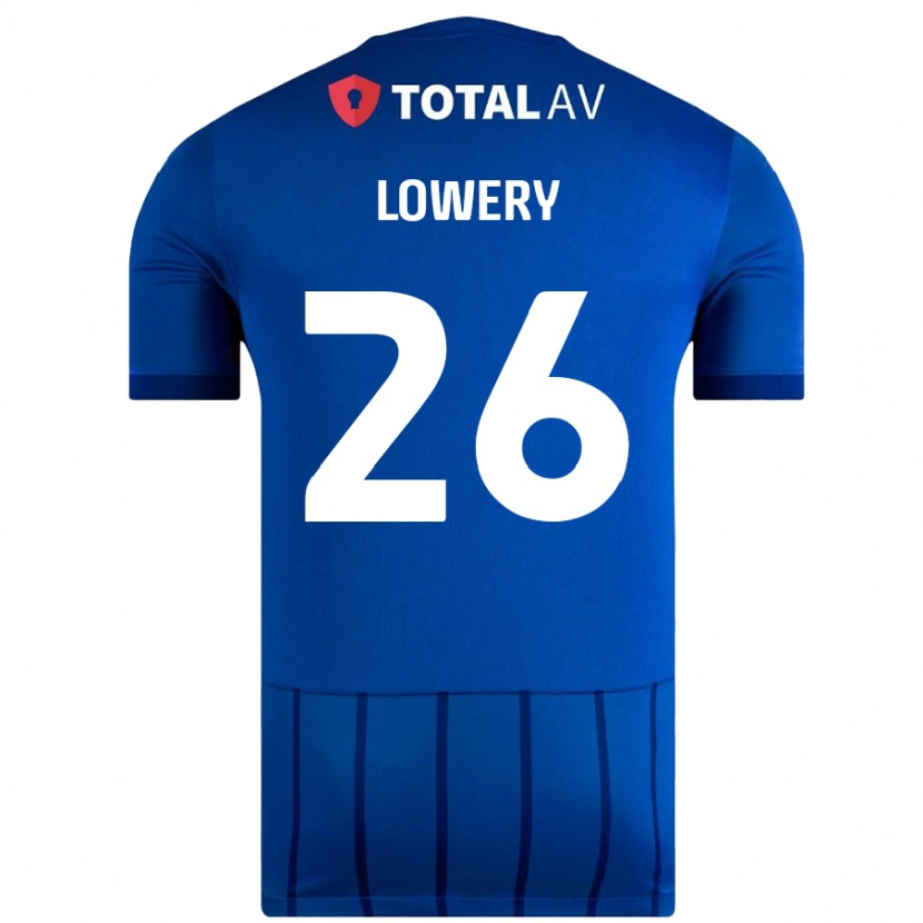 Danxen Enfant Maillot Tom Lowery #26 Bleu Tenues Domicile 2024/25 T-Shirt