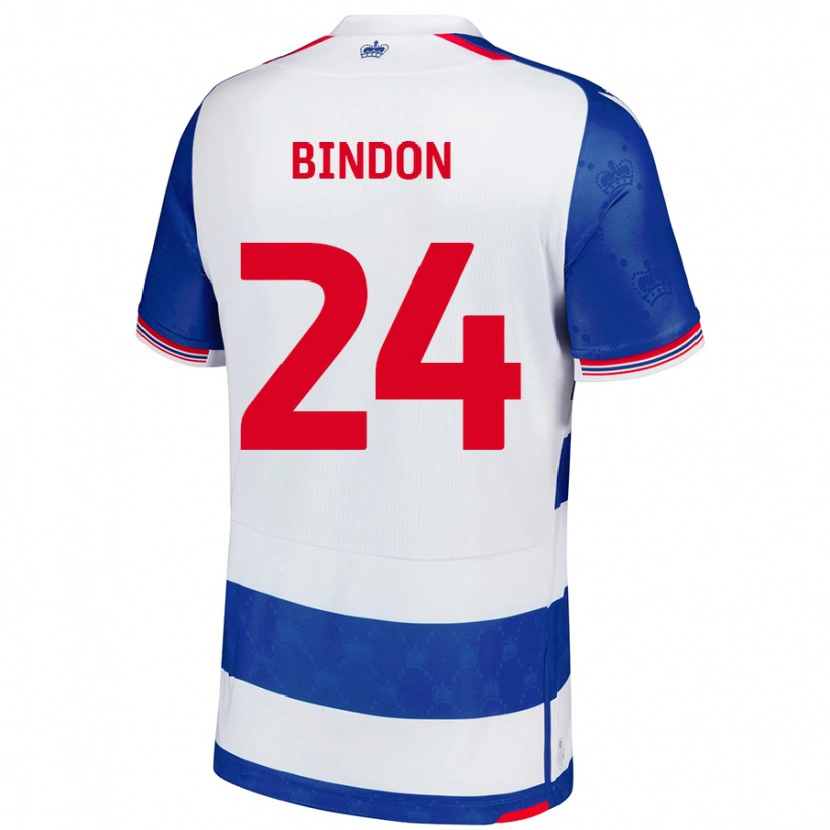 Danxen Enfant Maillot Tyler Bindon #24 Bleu Blanc Tenues Domicile 2024/25 T-Shirt