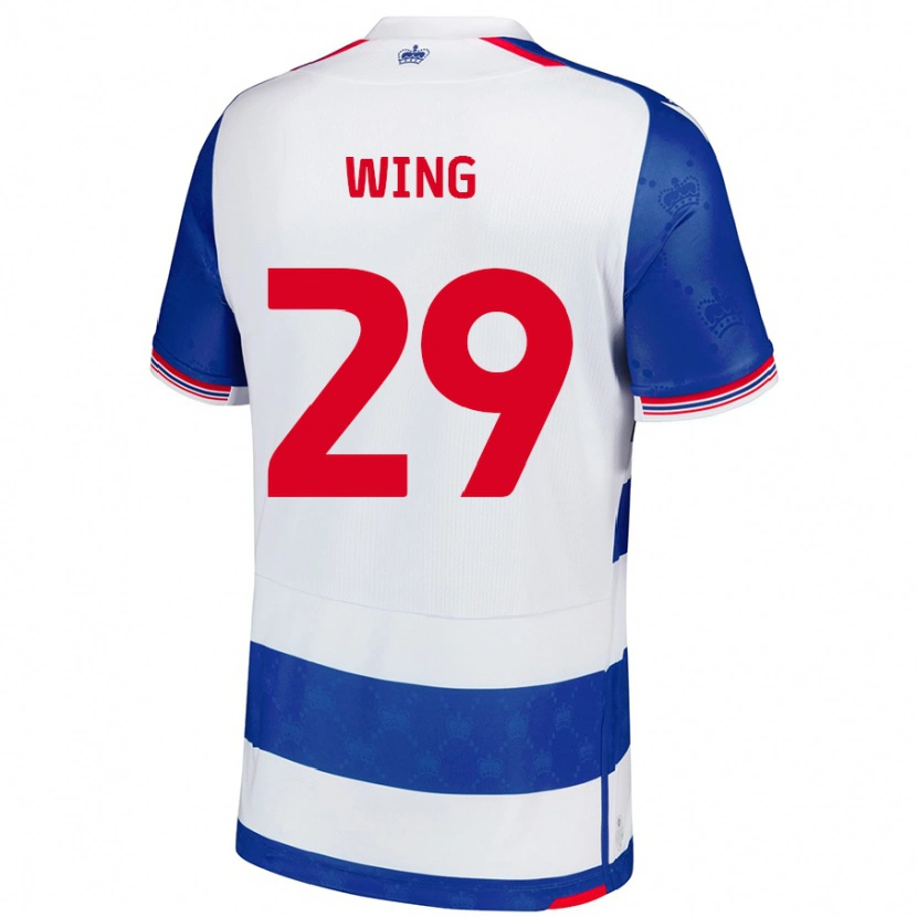 Danxen Enfant Maillot Lewis Wing #29 Bleu Blanc Tenues Domicile 2024/25 T-Shirt