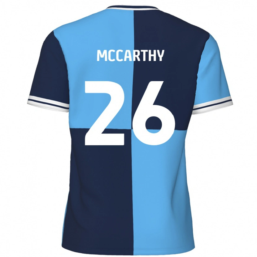 Danxen Enfant Maillot Jason Mccarthy #26 Bleu Ciel Bleu Foncé Tenues Domicile 2024/25 T-Shirt