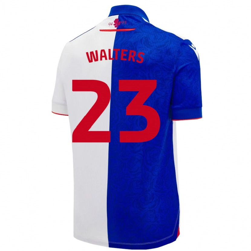 Danxen Enfant Maillot Georgia Walters #23 Bleu Ciel Blanc Tenues Domicile 2024/25 T-Shirt