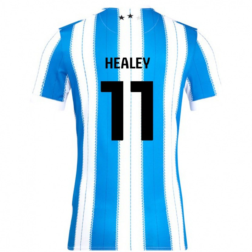 Danxen Enfant Maillot Rhys Healey #11 Bleu Blanc Tenues Domicile 2024/25 T-Shirt