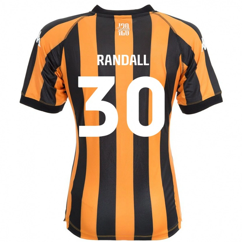 Danxen Enfant Maillot Jennifer Randall #30 Noir Ambre Tenues Domicile 2024/25 T-Shirt