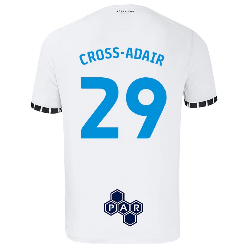 Danxen Enfant Maillot Finlay Cross-Adair #29 Blanc Tenues Domicile 2024/25 T-Shirt