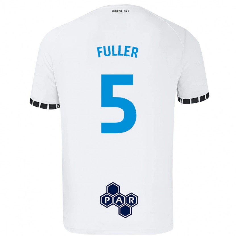 Danxen Enfant Maillot Olivia Fuller #5 Blanc Tenues Domicile 2024/25 T-Shirt