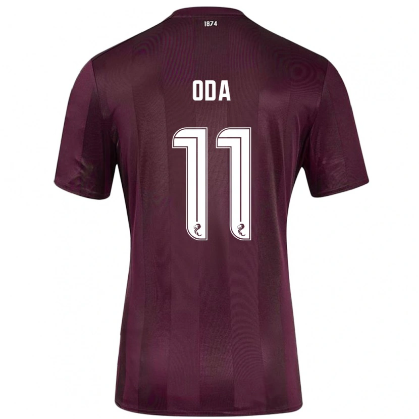 Danxen Enfant Maillot Yutaro Oda #11 Bordeaux Tenues Domicile 2024/25 T-Shirt