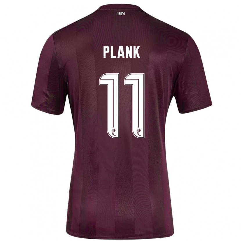 Danxen Enfant Maillot Dom Plank #11 Bordeaux Tenues Domicile 2024/25 T-Shirt