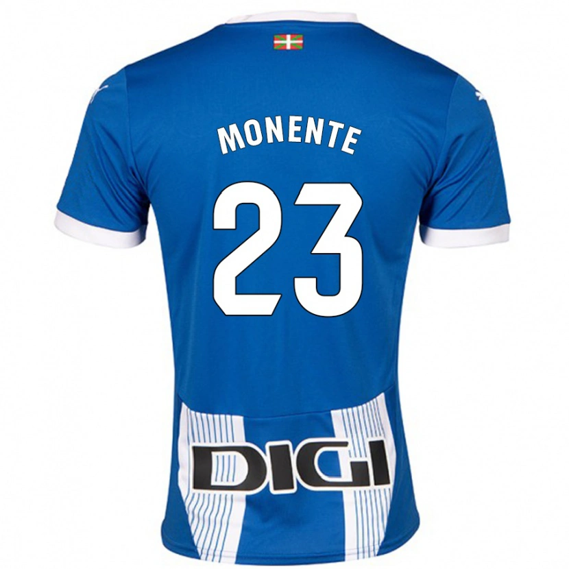 Danxen Enfant Maillot Leyre Monente #23 Bleu Tenues Domicile 2024/25 T-Shirt