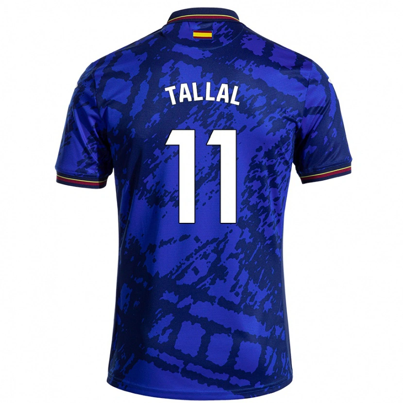 Danxen Enfant Maillot Yassin Tallal #11 Bleu Foncé Tenues Domicile 2024/25 T-Shirt