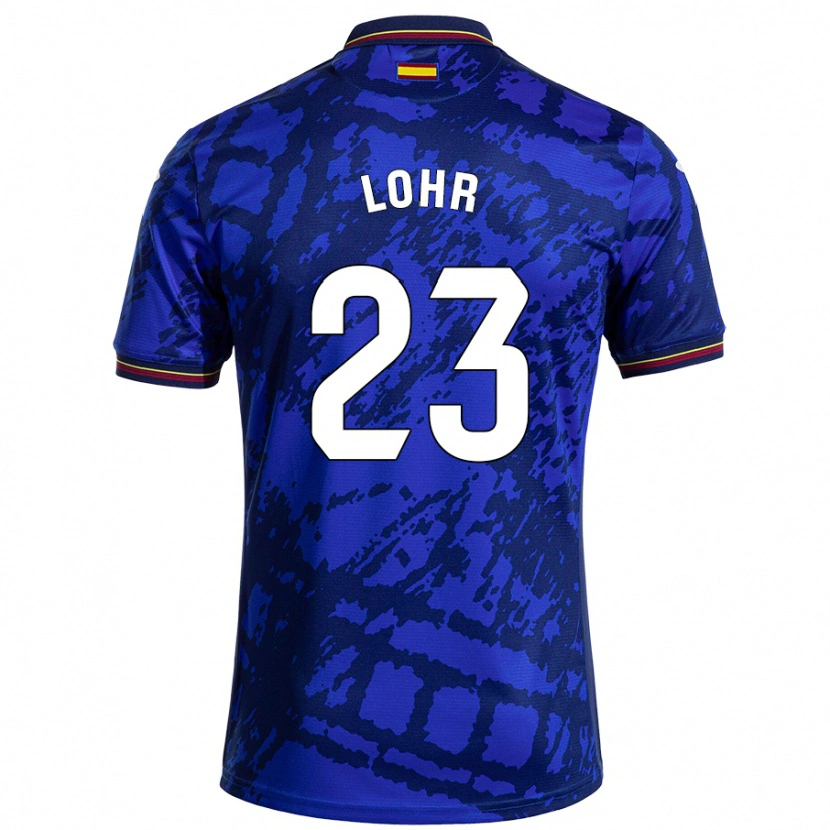 Danxen Enfant Maillot Luca Lohr #23 Bleu Foncé Tenues Domicile 2024/25 T-Shirt