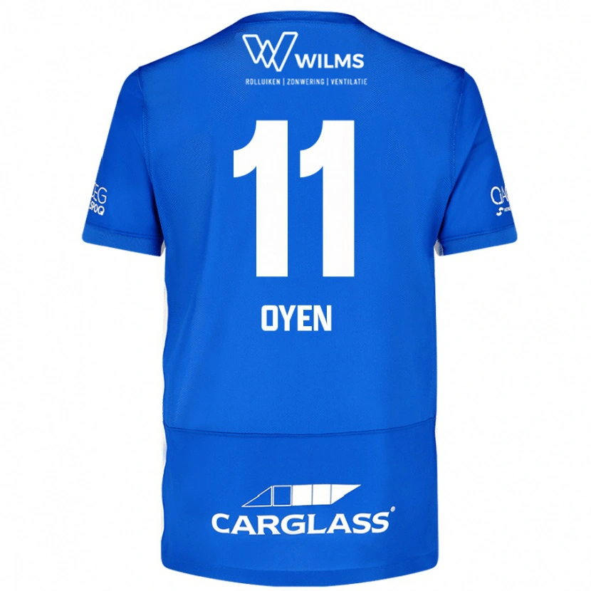 Danxen Enfant Maillot Luca Oyen #11 Bleu Tenues Domicile 2024/25 T-Shirt