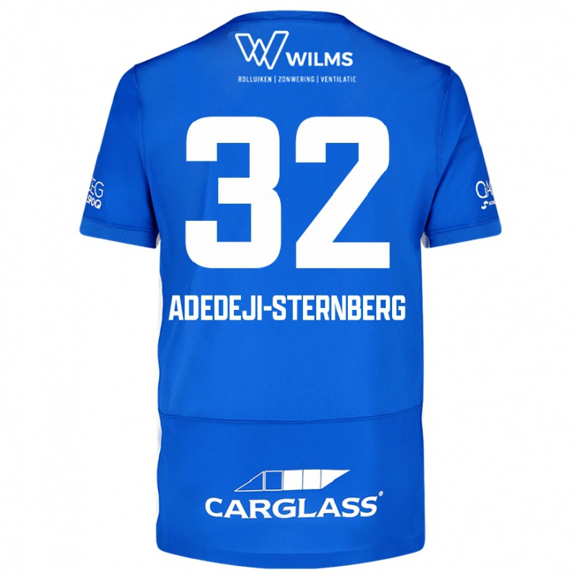 Danxen Enfant Maillot Noah Adedeji-Sternberg #32 Bleu Tenues Domicile 2024/25 T-Shirt