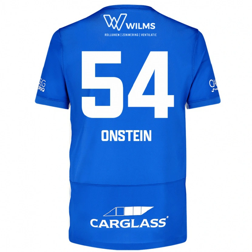 Danxen Enfant Maillot Juwensley Onstein #54 Bleu Tenues Domicile 2024/25 T-Shirt