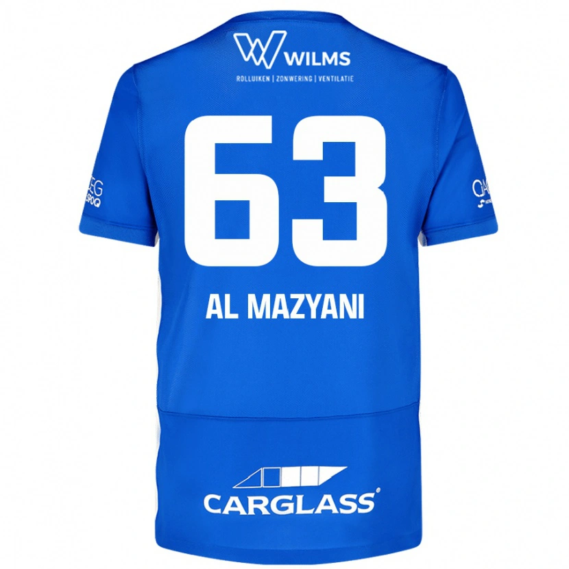 Danxen Enfant Maillot Faissal Al Mazyani #63 Bleu Tenues Domicile 2024/25 T-Shirt