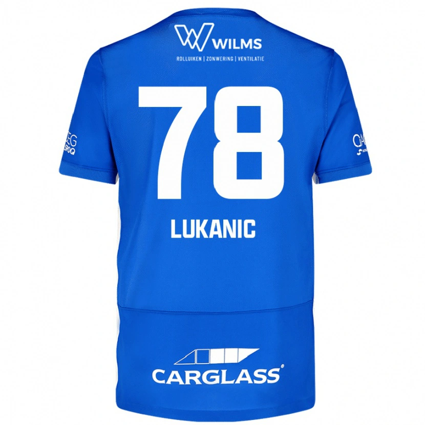 Danxen Enfant Maillot Luka Lukanic #78 Bleu Tenues Domicile 2024/25 T-Shirt