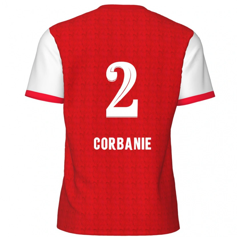 Danxen Enfant Maillot Kobe Corbanie #2 Rouge Blanc Tenues Domicile 2024/25 T-Shirt