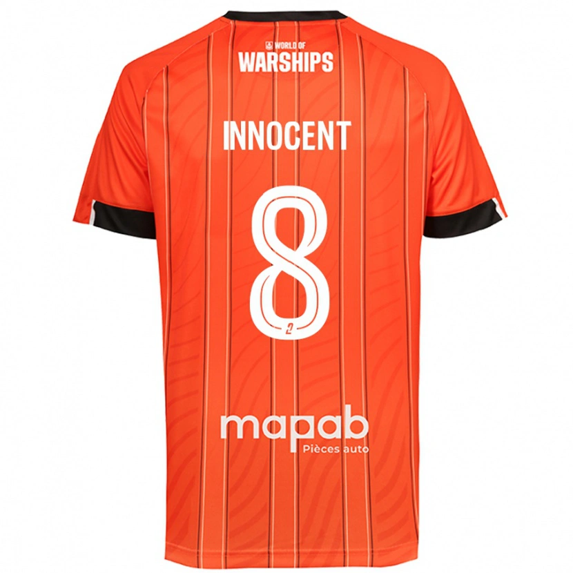 Danxen Enfant Maillot Bonke Innocent #8 Orange Tenues Domicile 2024/25 T-Shirt