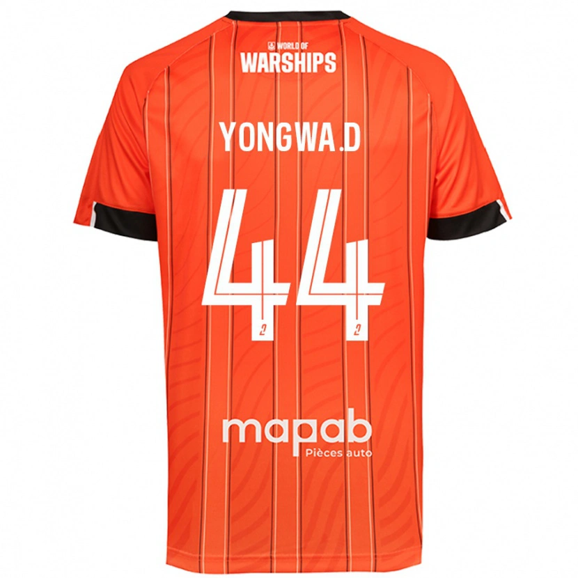 Danxen Enfant Maillot Darlin Yongwa #44 Orange Tenues Domicile 2024/25 T-Shirt