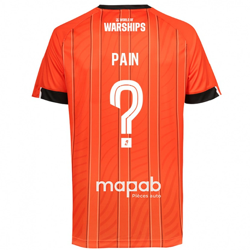 Danxen Enfant Maillot Ilan Pain #0 Orange Tenues Domicile 2024/25 T-Shirt