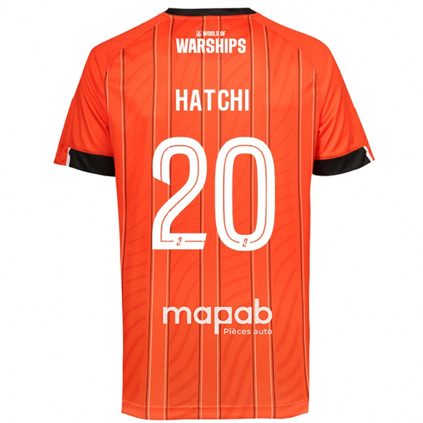 Danxen Enfant Maillot Jérémy Hatchi #20 Orange Tenues Domicile 2024/25 T-Shirt