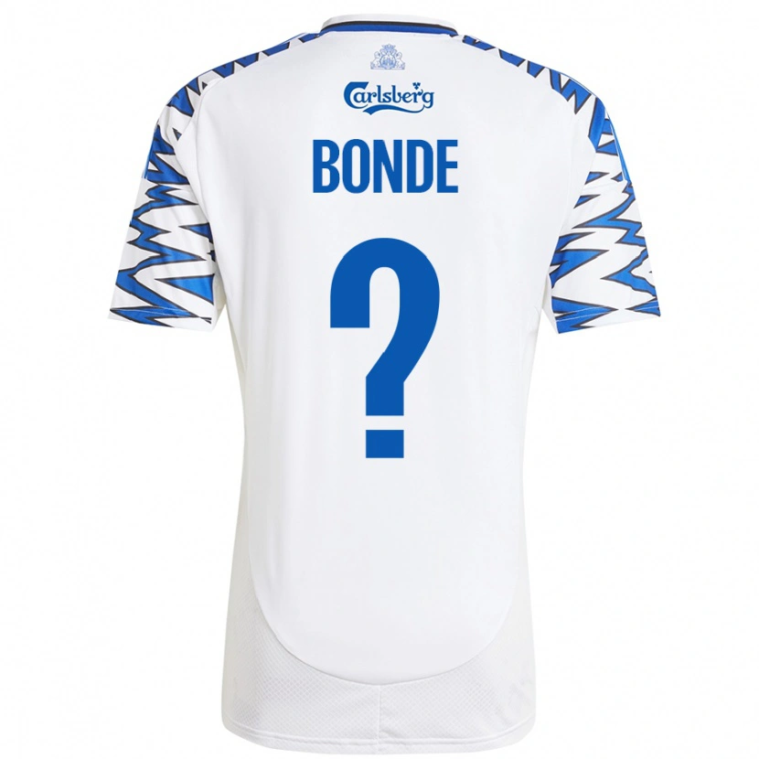 Danxen Enfant Maillot Rode Bonde #0 Blanc Bleu Ciel Tenues Domicile 2024/25 T-Shirt